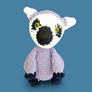 Lemur Crochet Pattern PDF Download | Crochet Animal Patterns | Easy Amigurumi Plushies for Beginners