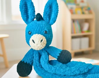 Donkey Snuggler Häkelanleitung PDF Download | Tier Häkelanleitungen | Einfache Amigurumi Plüschtiere für Anfänger