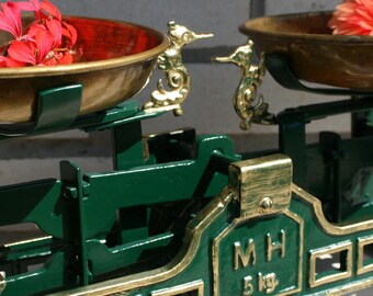Antique Scale, Vintage Soviet Market Scales, 5kg, Office decor, Vintage Scale, Kitchen Scale, Cast Iron Scale, Balance scale, market scale