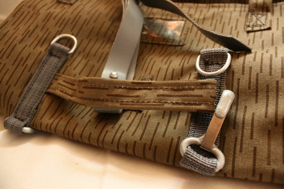 Vintage Military Bag, Crossbody Bag, Canvas Bag, … - image 10