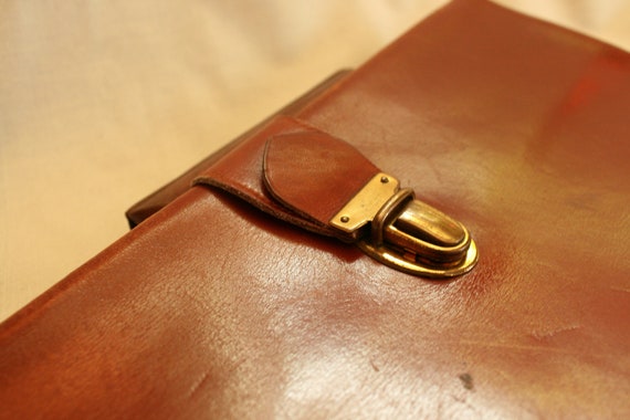 Leather Clutch Bag, Leather Clutch Purse, Vintage