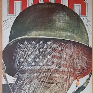 Poster originale polacco di Hair 1980, poster del film polacco - Milos Forman - John Savage - Pagowski Art