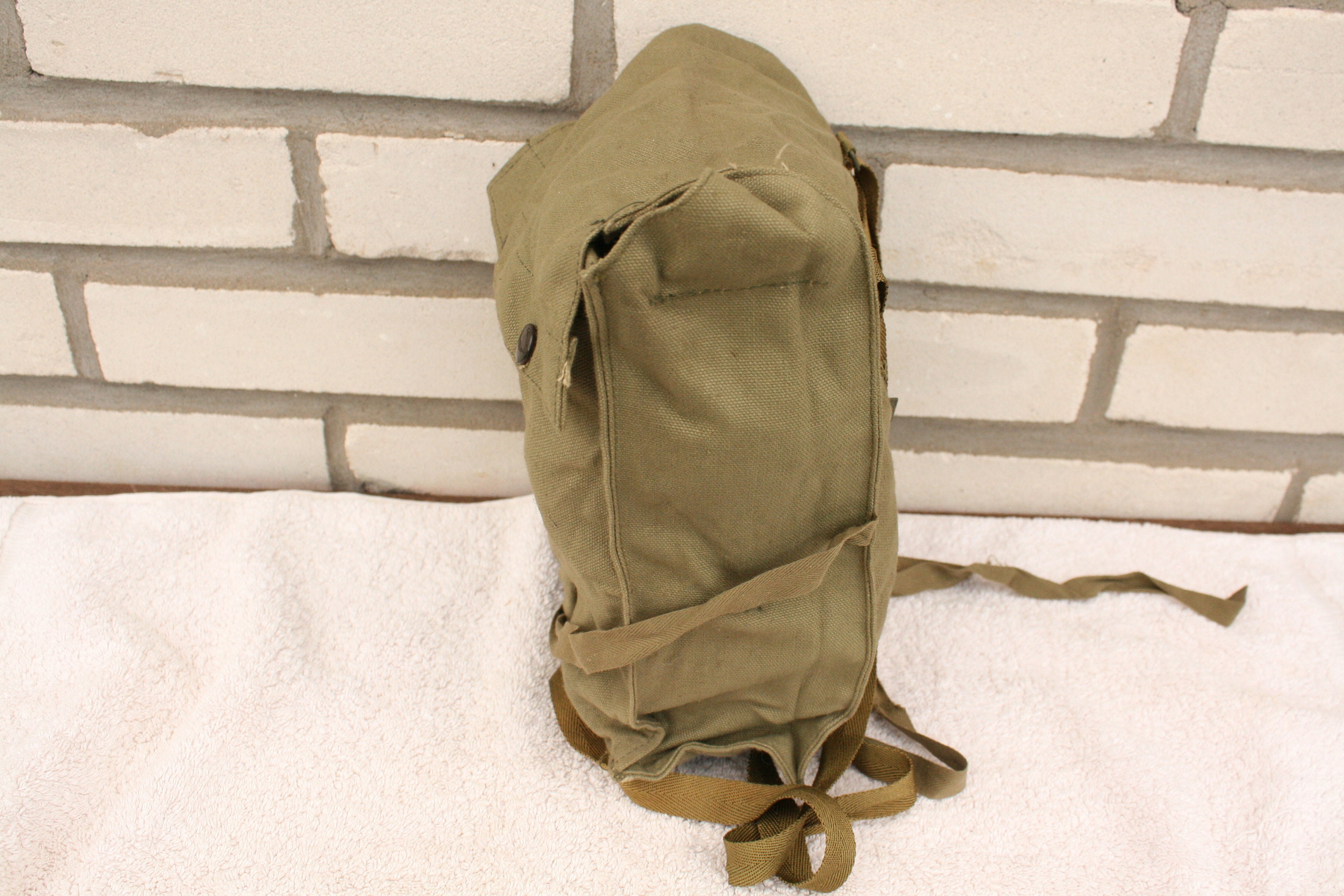 Vintage Military Bag, Crossbody Bag, Canvas Bag, Vintage