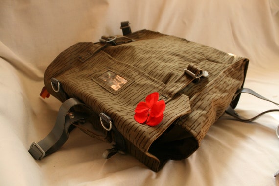 Vintage Military Bag, Crossbody Bag, Canvas Bag, … - image 2