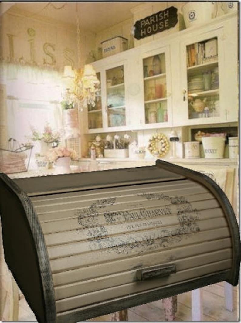 Sandy BREAD BOX BREAD Bin Distressed Bread Box Wooden Etsy Canada