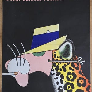 Il ritorno della Pantera Rosa - Manifesto originale polacco 1977 - Manifesto del film polacco - Illustrazione di Edward Lutczyn, Peter Sellers, RARO