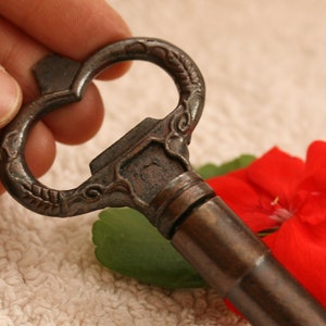 Antique Corkscrew, Wine Opener, Antique Corkscrews, Old BRASS CORKSCREW, Vintage Cork screw, Vintage Bottle Opener, Barware,  Hostess Gift