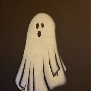 Mr. Ghost - Oil on canvas PRINT