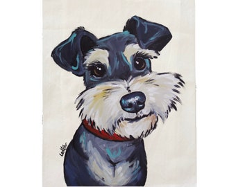 Schnauzer Tea Towel, Dog Tea Towel, Schnauzer Flour Sack Towel,  Dog Lover Gifts, Schnauzer Kitchen Decor,