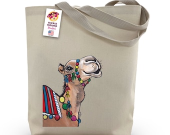 Camel Tote Bag  -  Fun Camel tote -  Cute Camel totes - Fun colorful animal tote