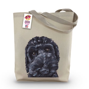 Labradoodle Tote Bag,  Labradoodle Lover Gift,  Labradoodle dog totes, Labradoodle tote bags, Golden Doodle Tote Bag, Black Doodle Tote Bag