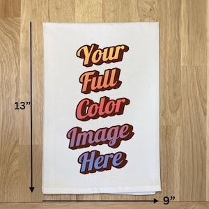 Create Your Own Kitchen Towel - Create Your Own Tea Towel - Custom Tea Towel - Custom Kitchen Towel - Personalized Recipe Dish Towel