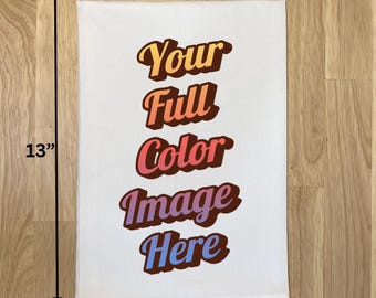 Create Your Own Kitchen Towel - Create Your Own Tea Towel - Custom Tea Towel - Custom Kitchen Towel - Personalized Recipe Dish Towel