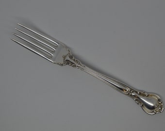 No Mono Old Mark  7-5/8" Gorham Strasbourg Sterling Silver Dinner Fork 