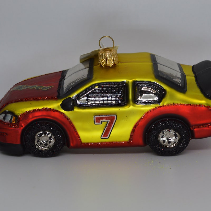 Plastic car ornament