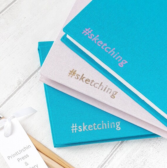 Artist's Sketchbook in Blue \u0026 Silver 