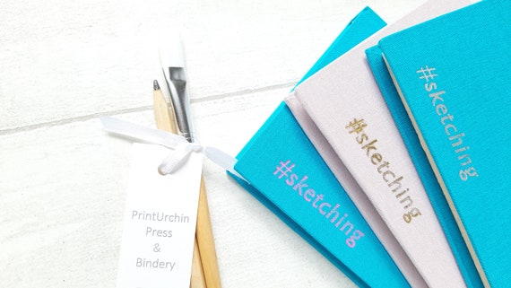 Artist's Sketchbook in Blue \u0026 Silver 