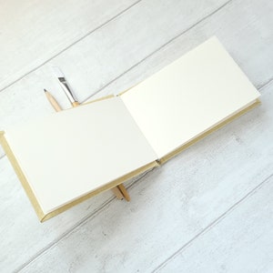 A6 Mini Fabriano Artistico Sketchbook: European Linen Cover, 14 Pages