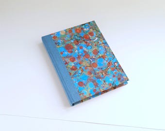 Hand Marbled Watercolor Sketchbook: Arches Aquarelle Paper, A5 Quarto