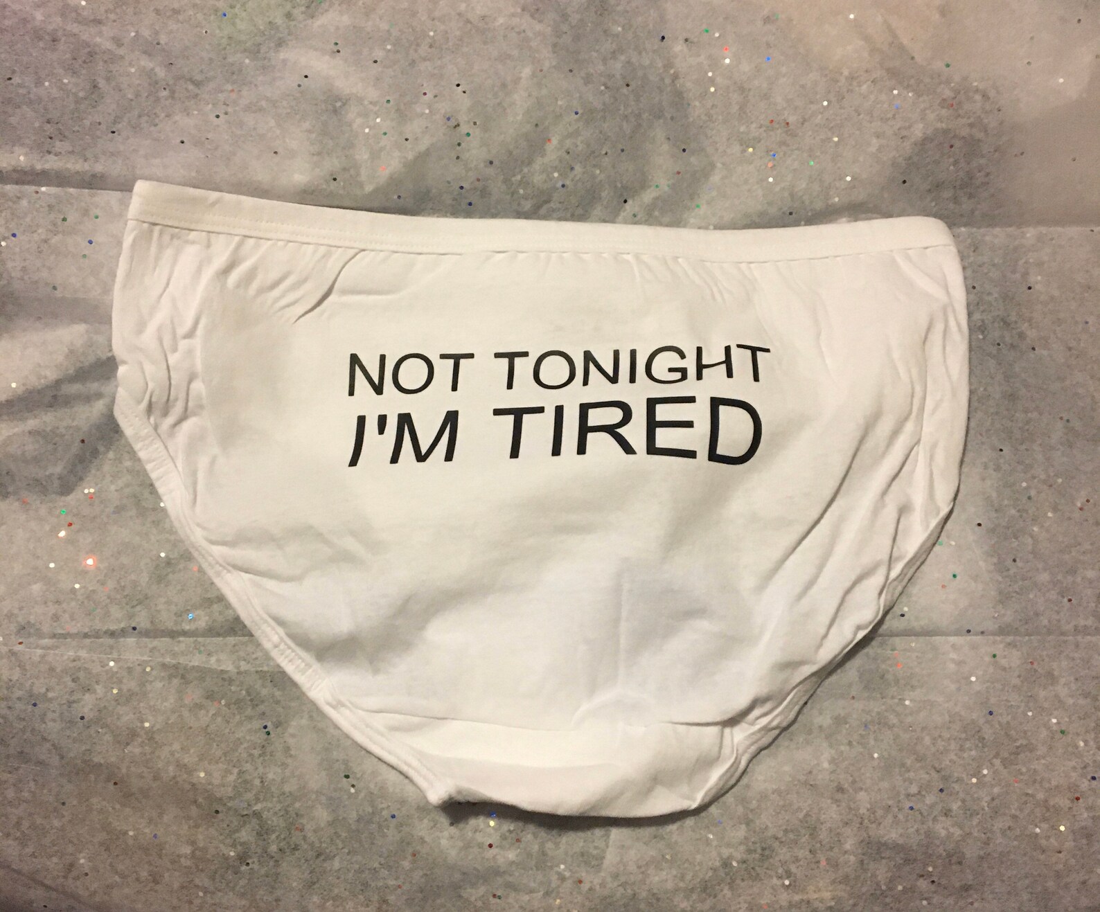 Funny Womens Underwear Not Tonight Panties Period Panties Etsy