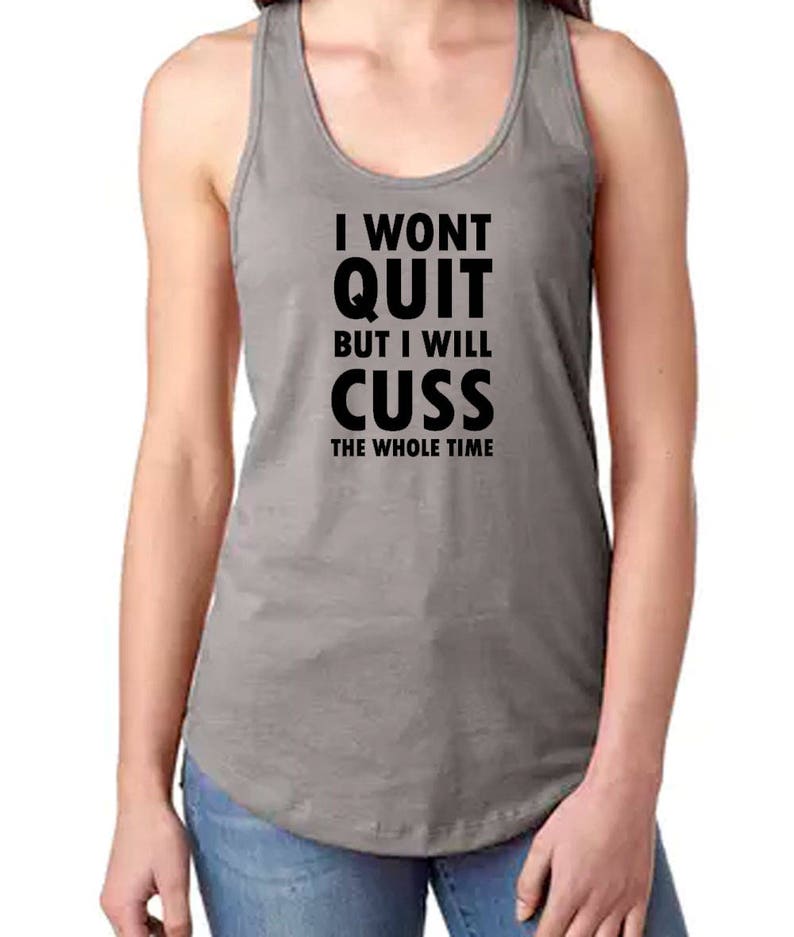 30 Minute Womens Funny Workout Tanks for Build Muscle