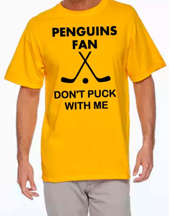 Penguins Fan Tshirt Hockey Shirt Funny Hockey Shirt | Etsy