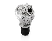 Royal Selangor Hand Finished Savannah Collection Pewter Lion Wine Pourer
