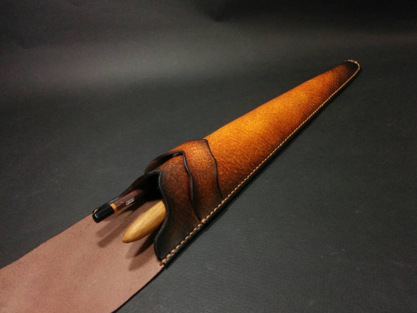 Leather Baton Case Classical Case Music Conductor Etsy