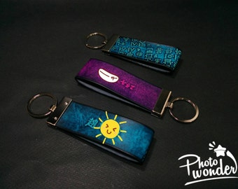Personalized Keychain, initial Keychain,Handmade keyring, leather keychain, valentines gift,key fob,leather key holder,leather key ring