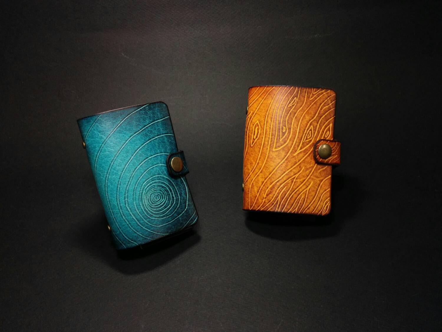 Leather Business Card Holder Leather Business Card Casecard Etsy