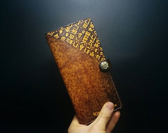 Leather Slim Wallet,Wallet,women wallet,simple wallet,card case,Purse,handmade,men wallet,mens wallet,long wallet,unisex wallet