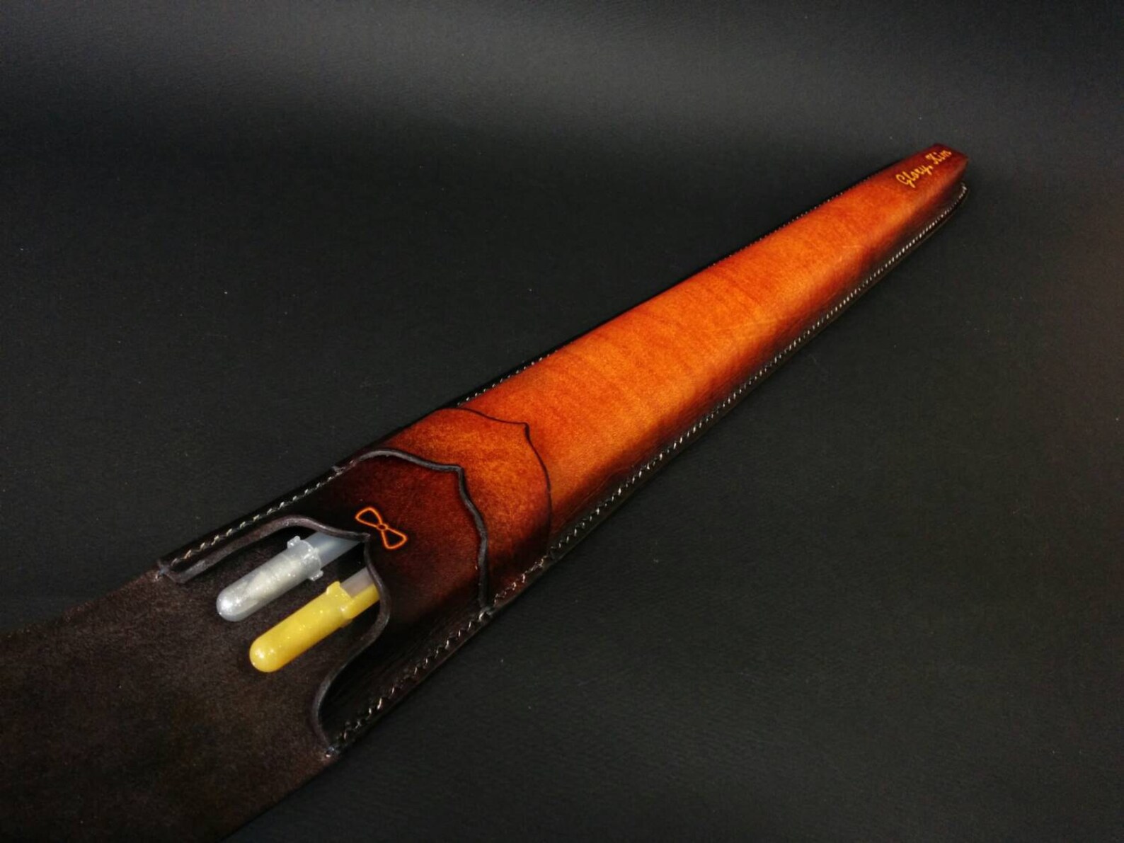 Leather Baton Case Classical case Music Conductor Etsy