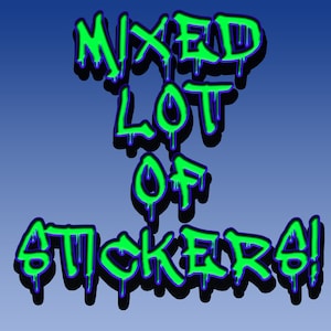 25/50/100/300 MIXED LOT of STICKERS