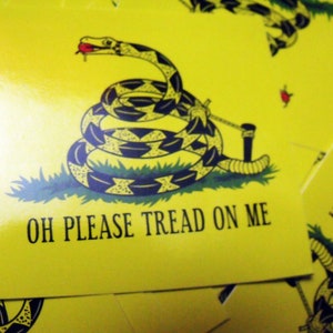 25/50/100/300 OH PLeASE TReAD ON ME 2.5&quot; x 2.5&quot; stickers