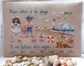PDF Chart "Pour aller à la Plage... Il va falloir être sages!"