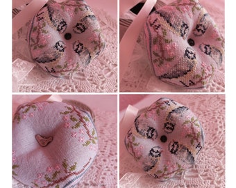 PDF grid for Cross Stitch "Titmice"