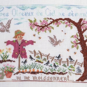 Cross Stitch Chart PDF &quot;Birds of the Sky... Spring&quot;