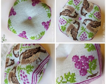 PDF cross stitch chart "Moineaux" (Sparrows)