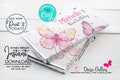 Butterfly Birthday Candy Bar Wrapper: Editable Party Favor (Digital Download)