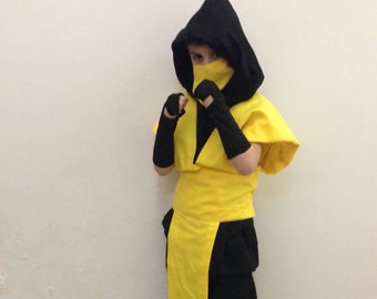Sterl Kombat Skorpion Kostüm für Kinder: Entdecke deinen inneren Krieger!