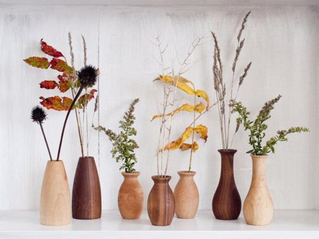 Wood Vases for Hire Etsy