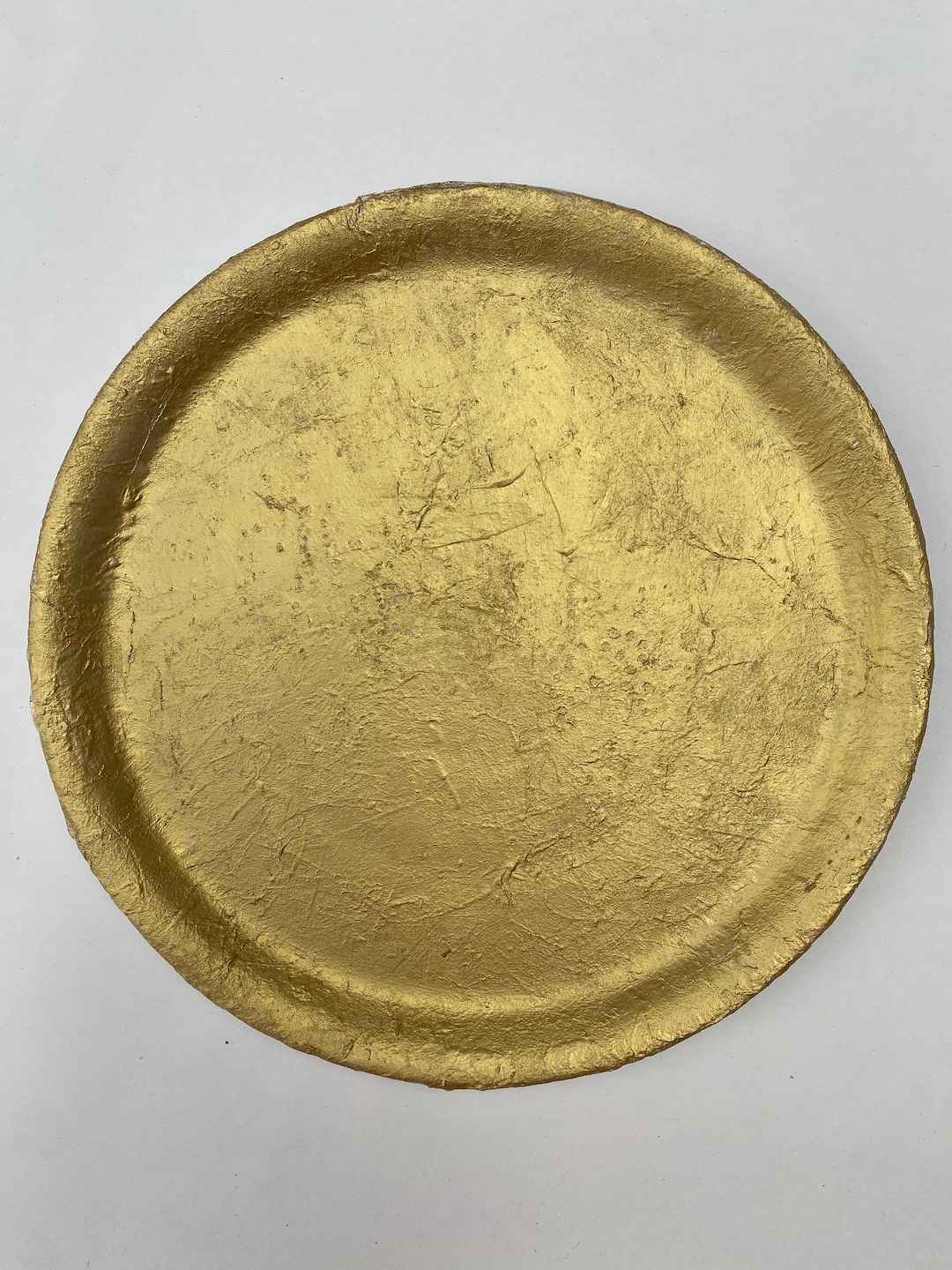 Gold Textured Charger Plate for Hire Etsy