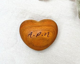 Hand flatterer wooden heart, wooden heart, Valentine's Day gift, Mother's Day