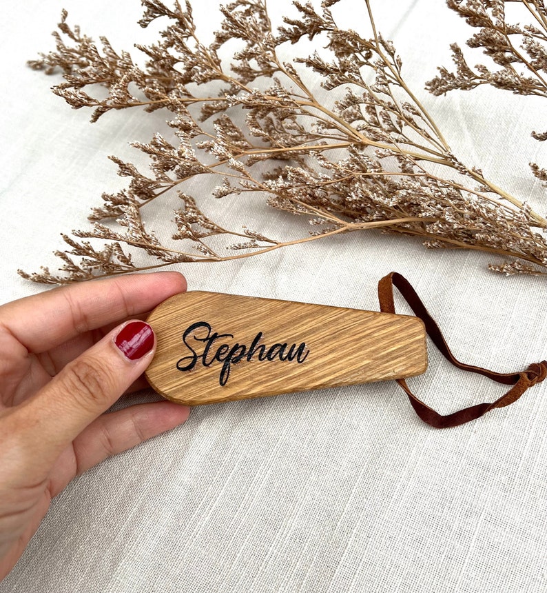 Bottle opener wood, personalized image 1