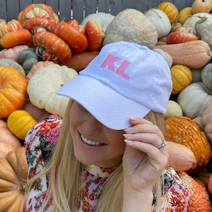 Shadow Monogram Baseball Hat // Bachelorette Trip  Bridal Shower Girl's Weekend