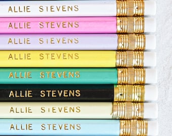 Custom Gold Foil Pencils