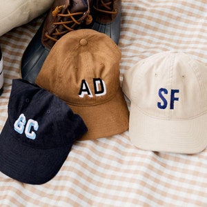 Embroidered Corduroy Baseball Hat // Monogrammed Hat, Custom Baseball Cap, Personalized Hat, Vintage Baseball Hat, Bachelorette, Custom Gift