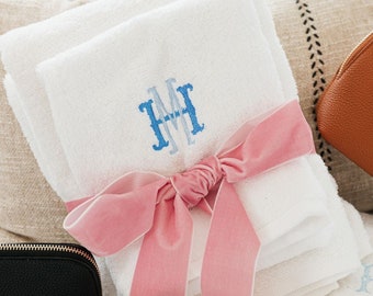 Embroidered Guest Towels