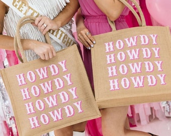 Howdy Jute Carryall