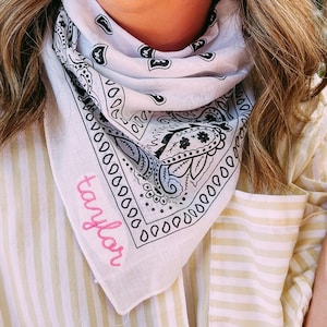 Custom Embroidered Bandana